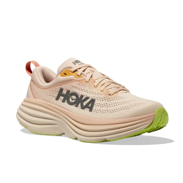 HOKA Women's Bondi 8 Wide Peach