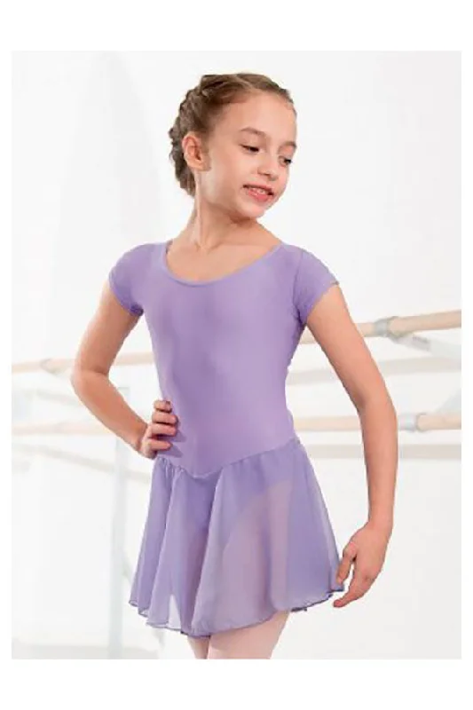 IDS MILLY Voile Skirted Cap Sleeve Leotard